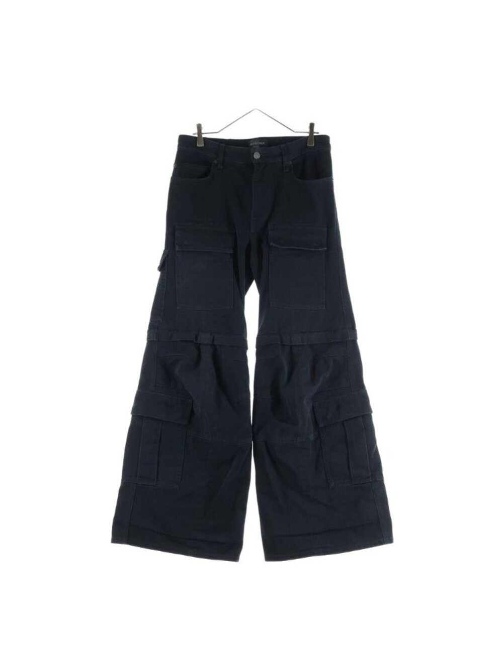 Balenciaga Flared Cargopants Flare Cargo Pants Black